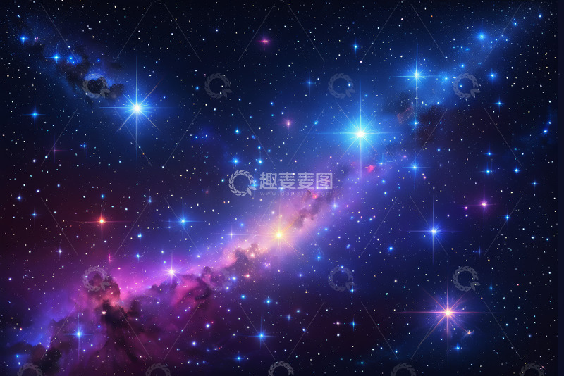 高清大图下载【趣麦麦图】璀璨星空宇宙景象