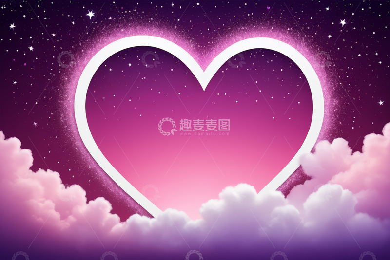 高清大图下载【趣麦麦图】湖畔暮色下的山水景观