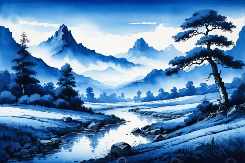 高清大图下载【趣麦麦图】山水风光静谧自然景象