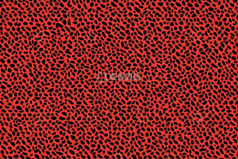 高清大图下载【趣麦麦图】红底黑色斑点图案背景