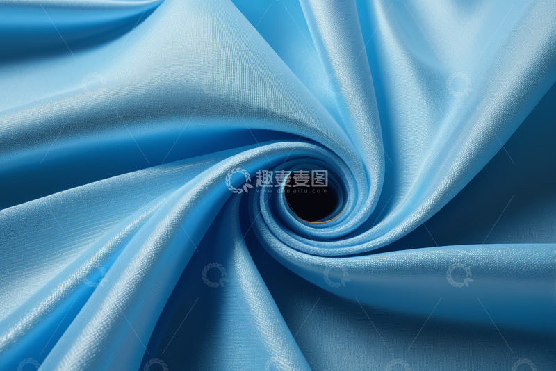 高清大图下载【趣麦麦图】蓝色织物纹理特写