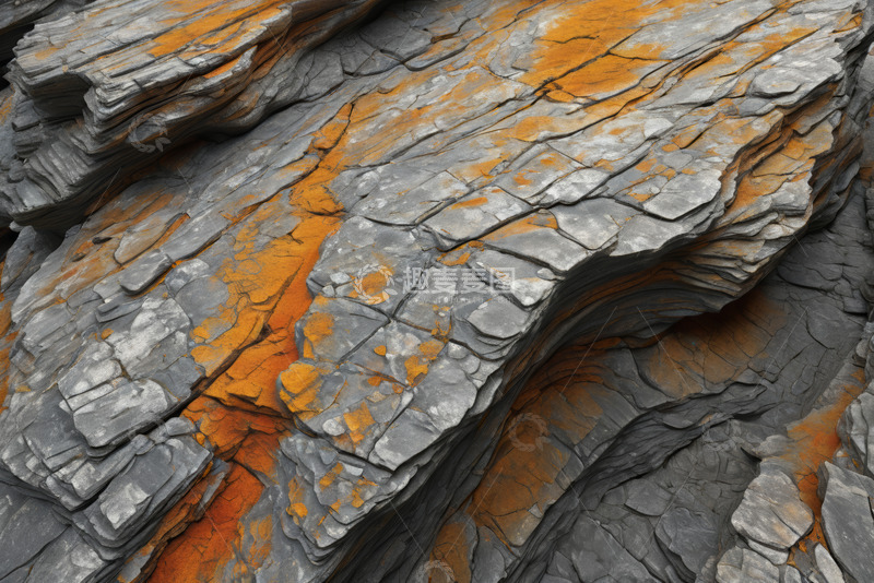 高清大图下载【趣麦麦图】纹理丰富的自然岩石特写