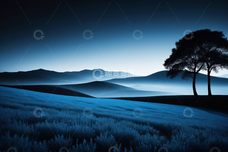 高清大图下载【趣麦麦图】广袤沙漠自然风光全景