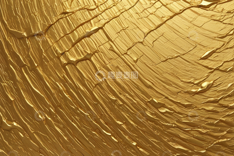 高清大图下载【趣麦麦图】金色纹理抽象背景素材