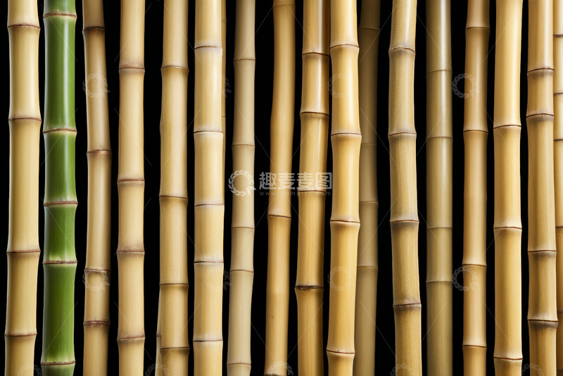 高清大图下载【趣麦麦图】-竹子特写素材