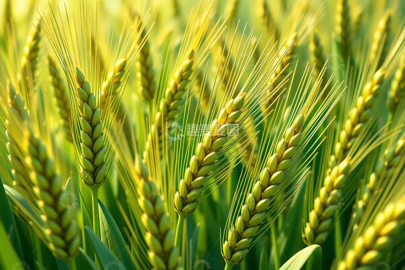 高清大图下载【趣麦麦图】成熟麦田小麦特写