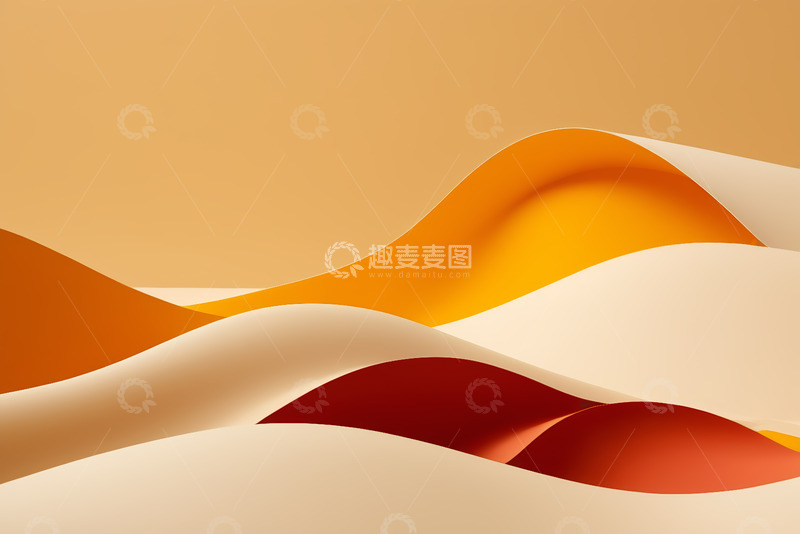 高清大图下载【趣麦麦图】抽象波浪背景图