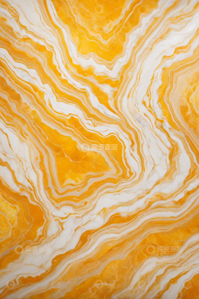 高清大图下载【趣麦麦图】黄白相间流体纹理艺术素材