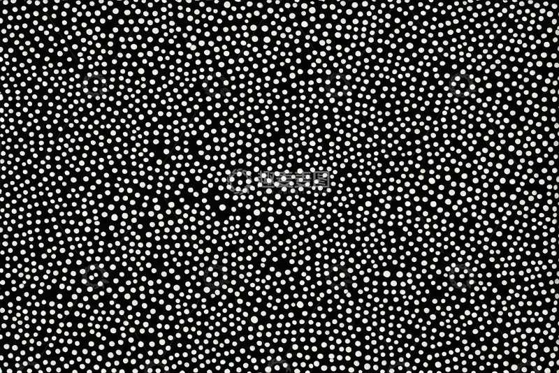 高清大图下载【趣麦麦图】黑色背景白色圆点图案素材