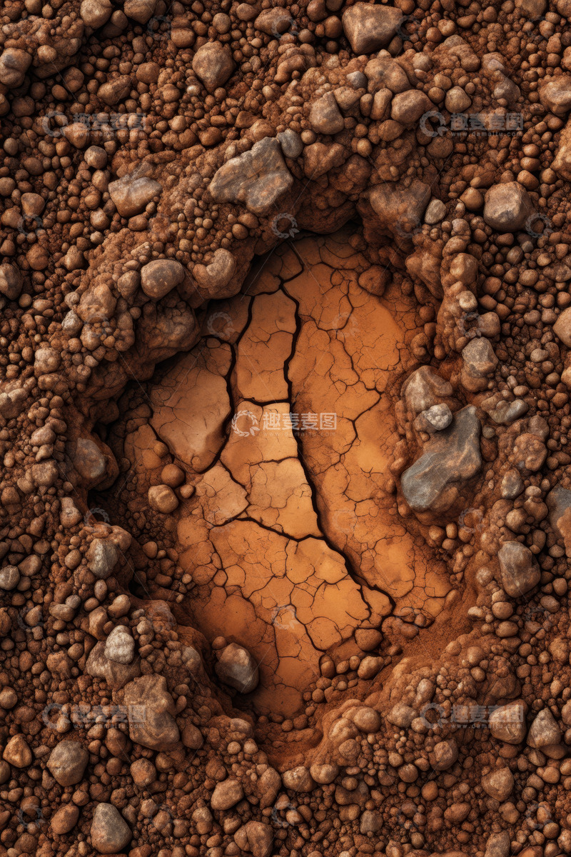 高清大图下载【趣麦麦图】干裂土地特写