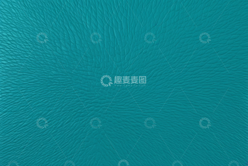 高清大图下载【趣麦麦图】蓝绿色皮革纹理背景
