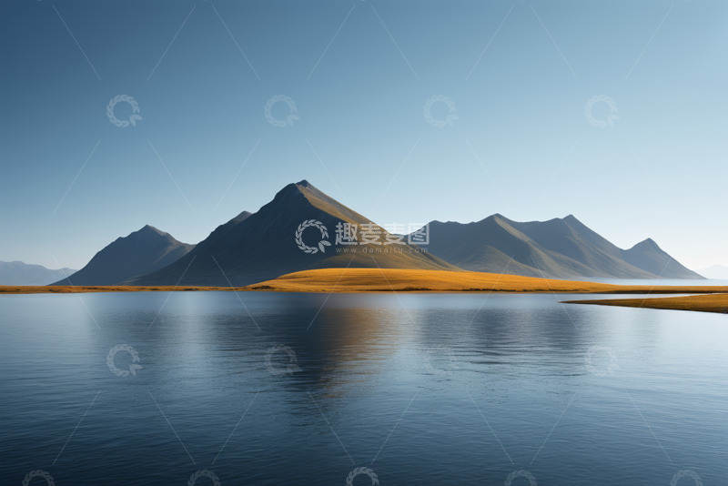 高清大图下载【趣麦麦图】湖光山色自然风光全景