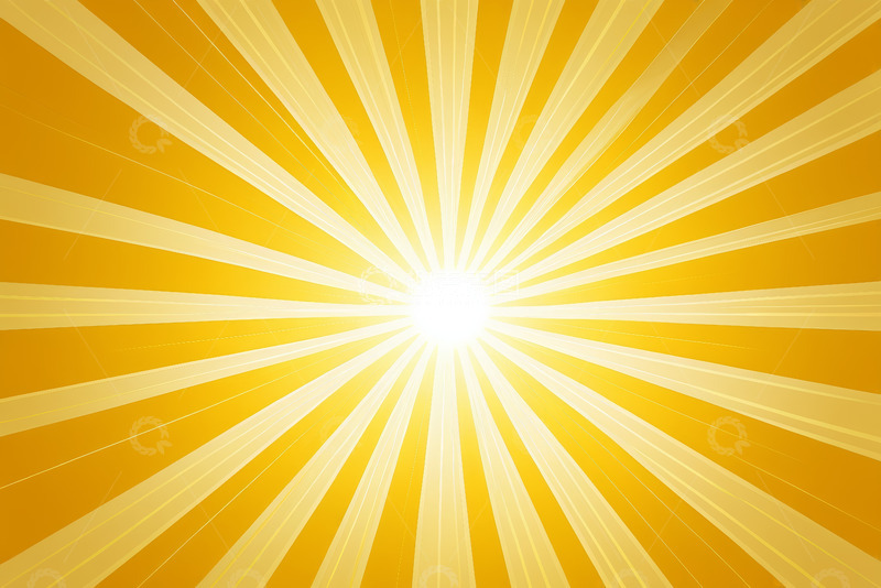 高清大图下载【趣麦麦图】放射状光芒黄色背景