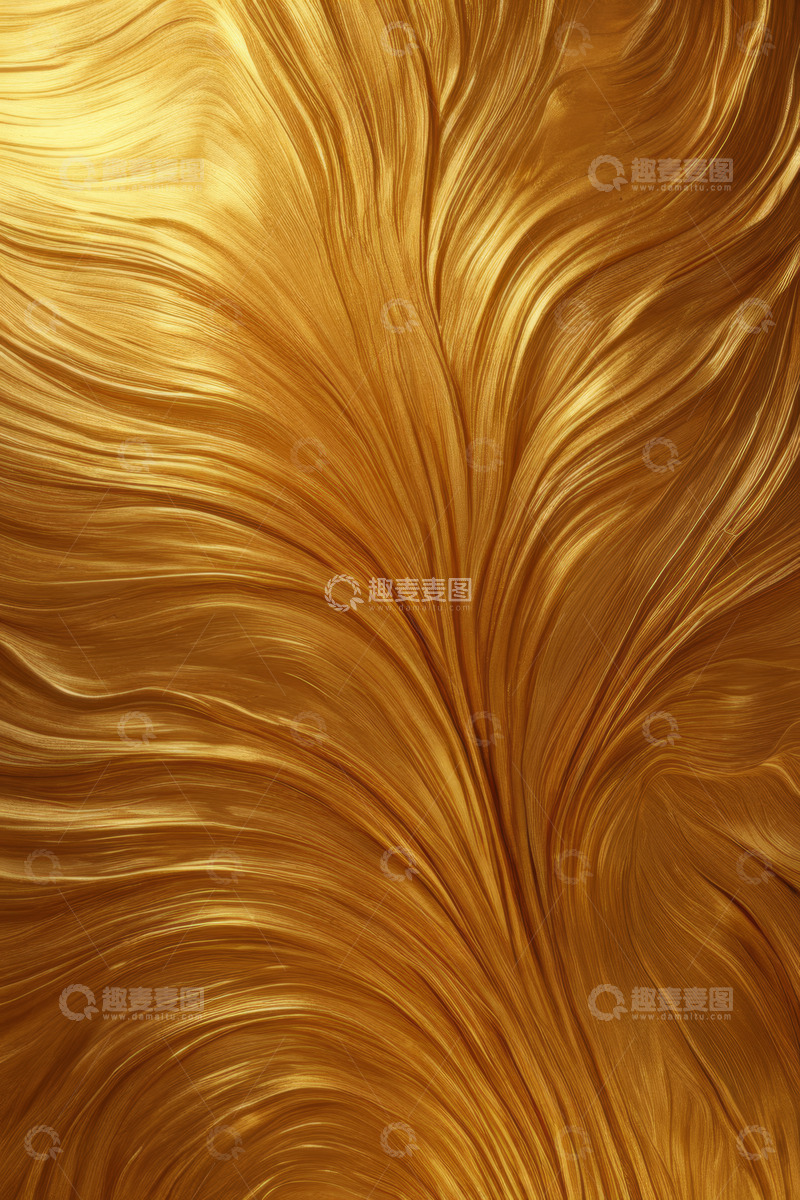 高清大图下载【趣麦麦图】金色抽象纹理背景素材