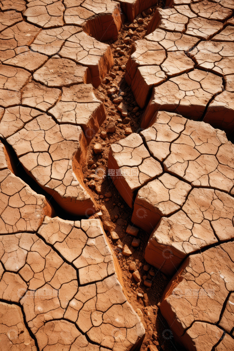 高清大图下载【趣麦麦图】干裂的土地景象