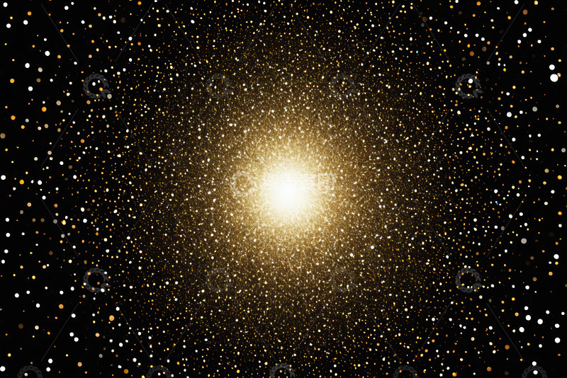 高清大图下载【趣麦麦图】金色发光抽象背景画面