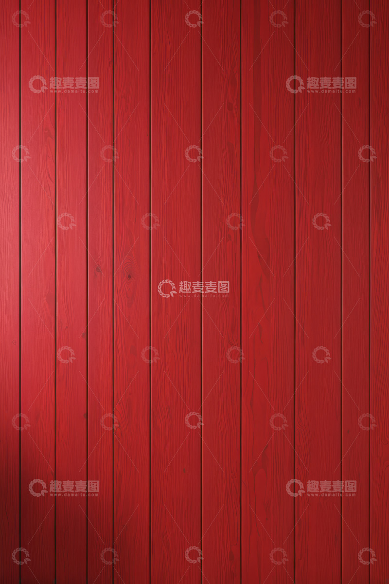 高清大图下载【趣麦麦图】红色木板纹理背景