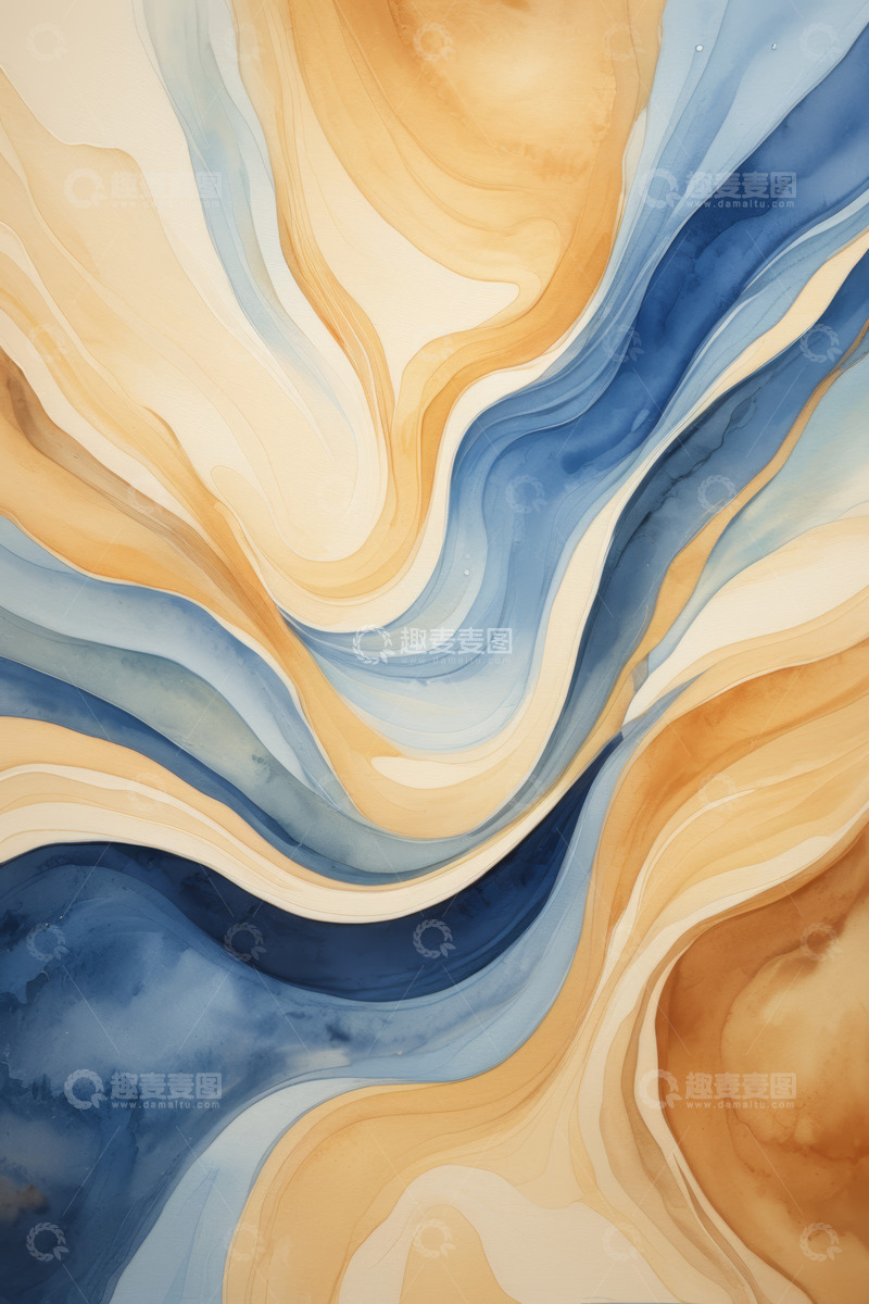 高清大图下载【趣麦麦图】抽象流体艺术背景图案