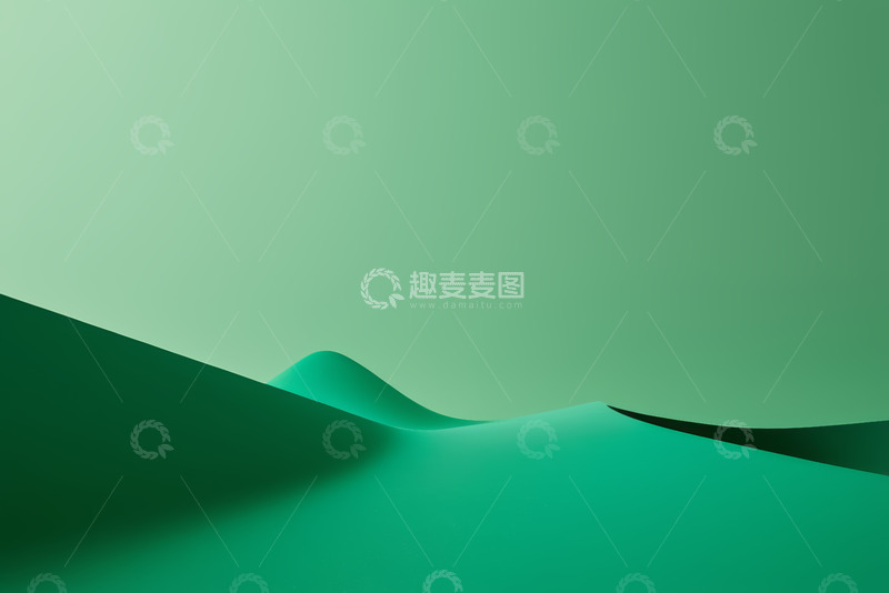 高清大图下载【趣麦麦图】绿色抽象背景