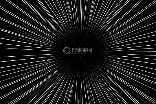 黑白放射线条抽象背景