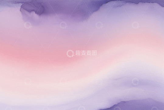 粉紫色渐变水彩抽象背景