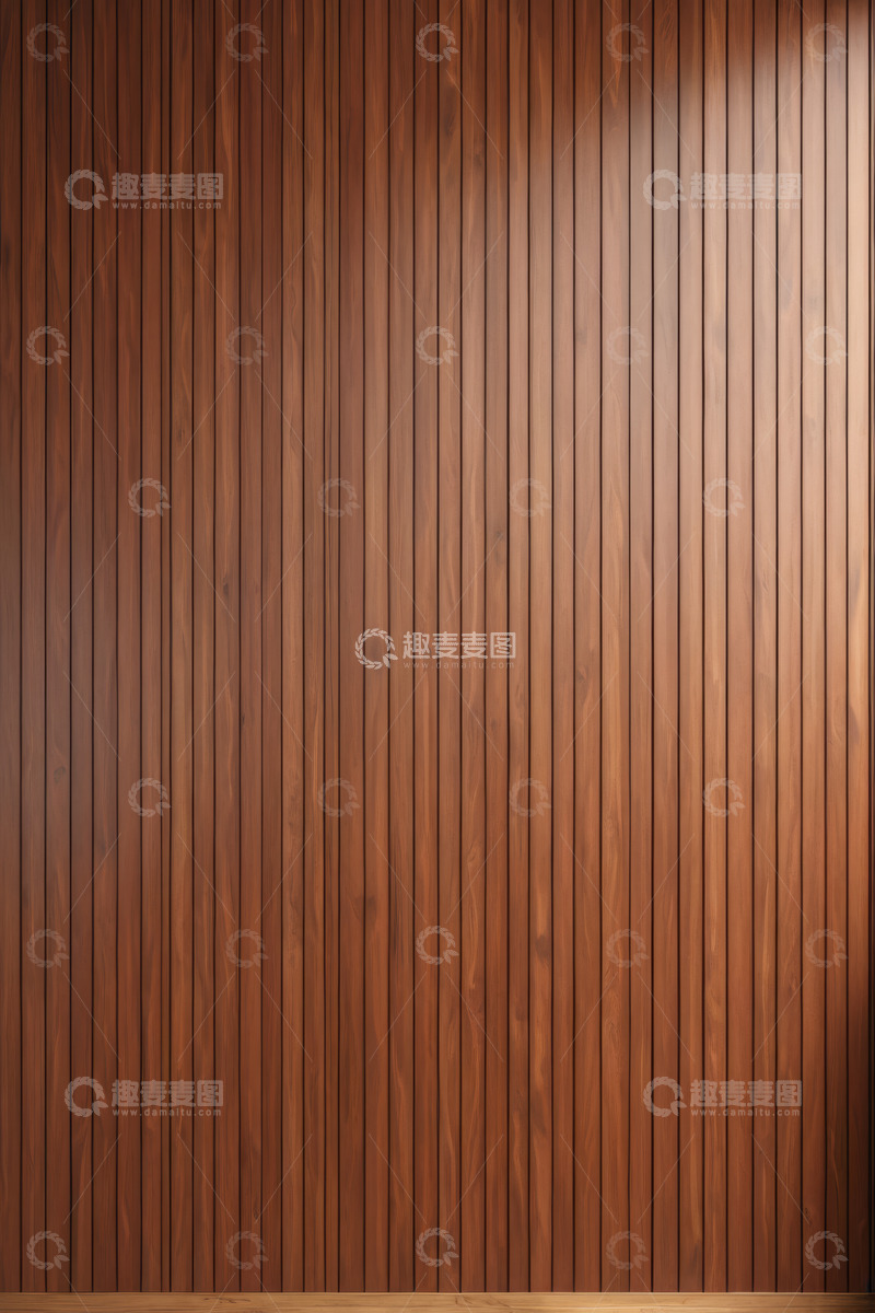 高清大图下载【趣麦麦图】棕色竖条纹木质墙面背景