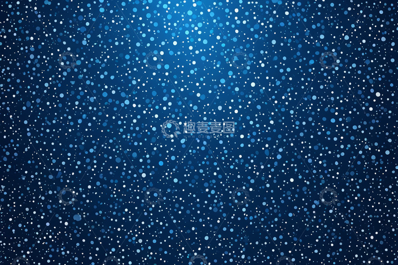 高清大图下载【趣麦麦图】蓝色雪花背景素材