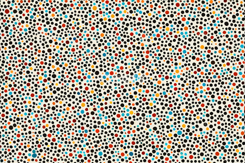 高清大图下载【趣麦麦图】多彩圆点图案背景素材