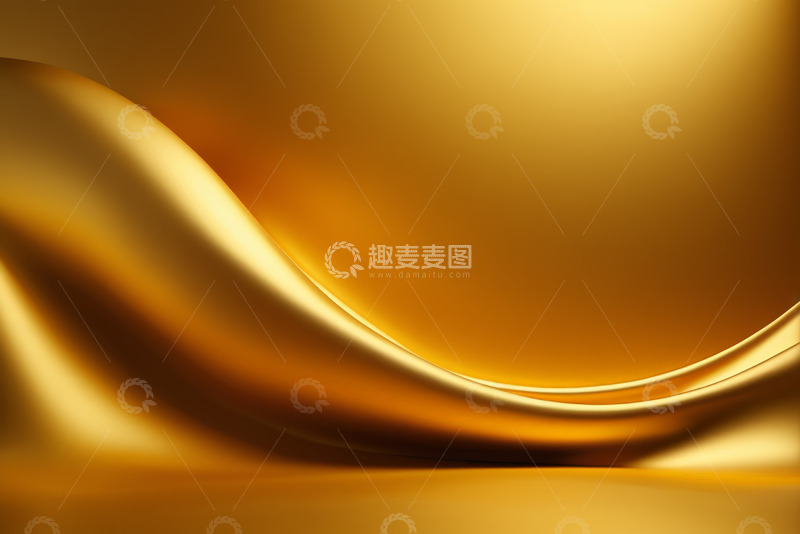 高清大图下载【趣麦麦图】金色光滑背景纹理素材