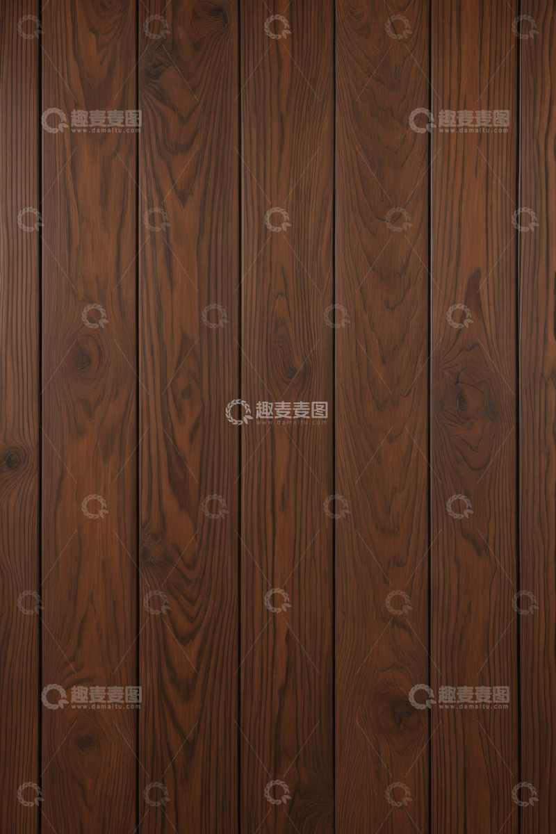 高清大图下载【趣麦麦图】深棕色木板纹理素材