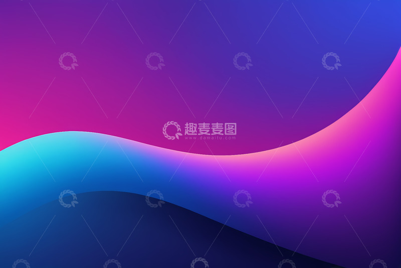 高清大图下载【趣麦麦图】渐变色彩抽象背景素材