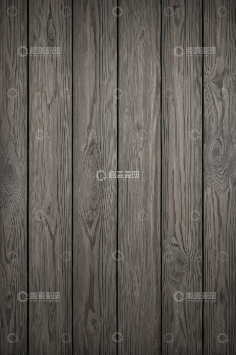 高清大图下载【趣麦麦图】深灰色木纹背景素材