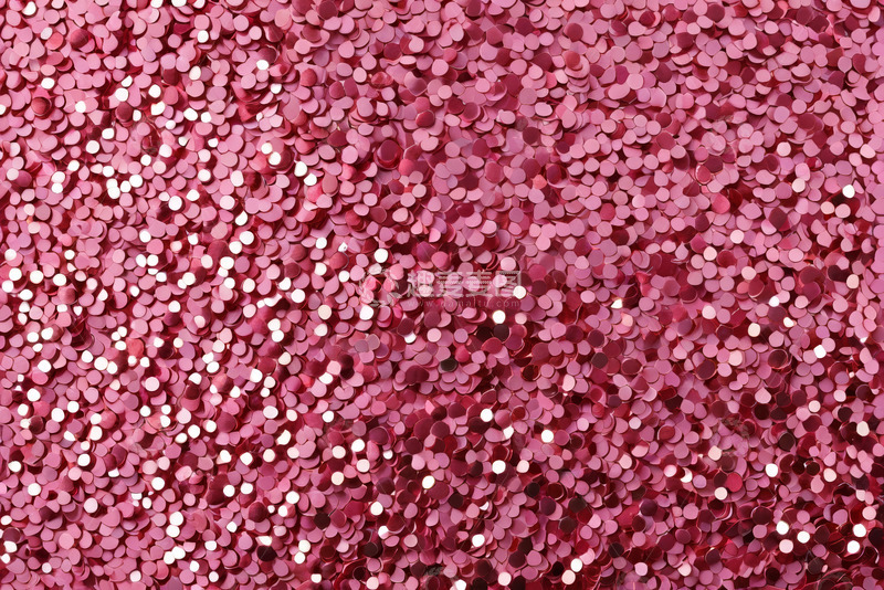 高清大图下载【趣麦麦图】粉红色闪亮亮片背景素材