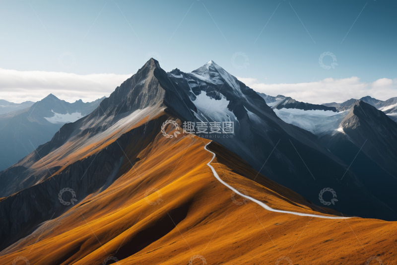 高清大图下载【趣麦麦图】山间公路自然风光