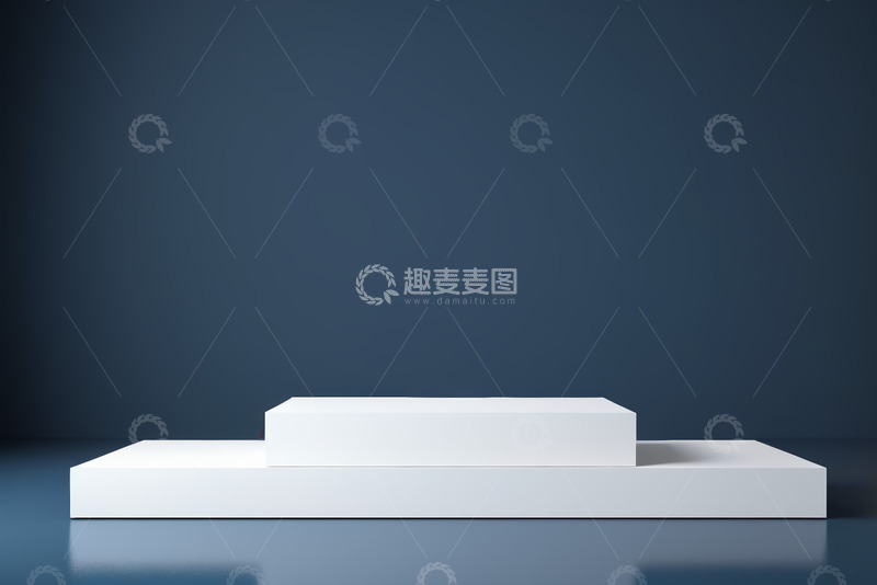 高清大图下载【趣麦麦图】白色展台展示台背景画面