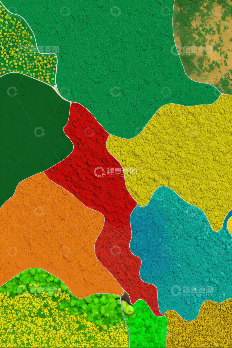 高清大图下载【趣麦麦图】多彩纹理拼接抽象图案