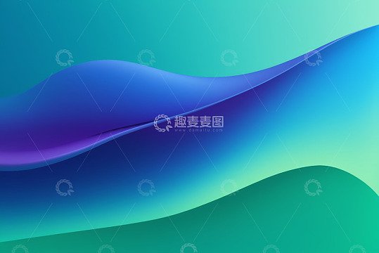 蓝绿色渐变抽象背景