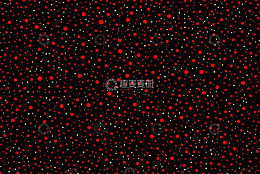 黑色背景红色点状图案素材