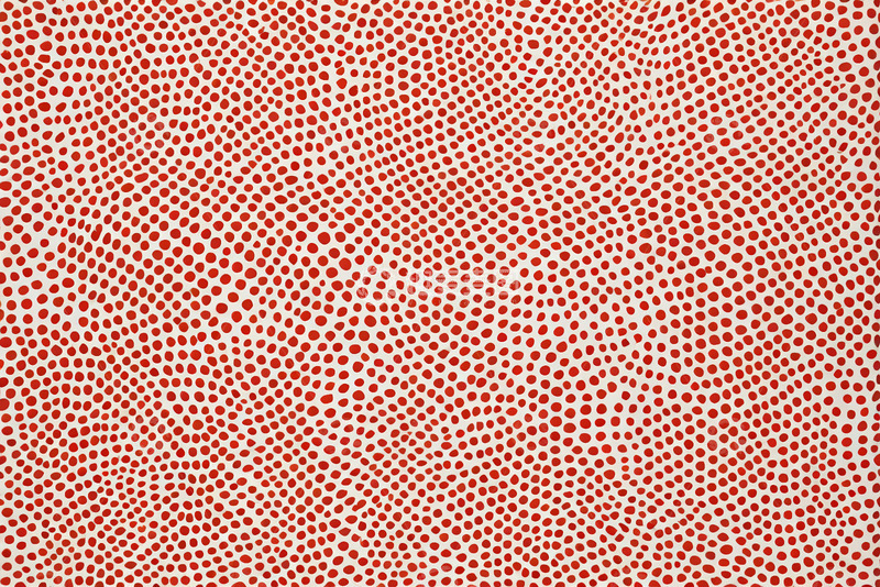 高清大图下载【趣麦麦图】红白相间圆点图案背景