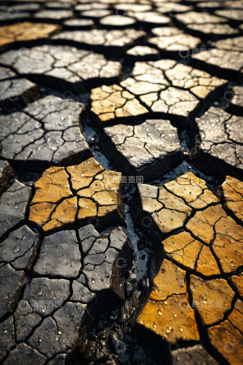 高清大图下载【趣麦麦图】干裂的土地自然景象