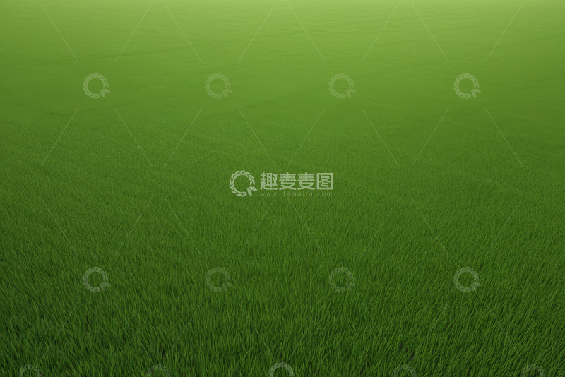 高清大图下载【趣麦麦图】广袤绿色草坪自然景观