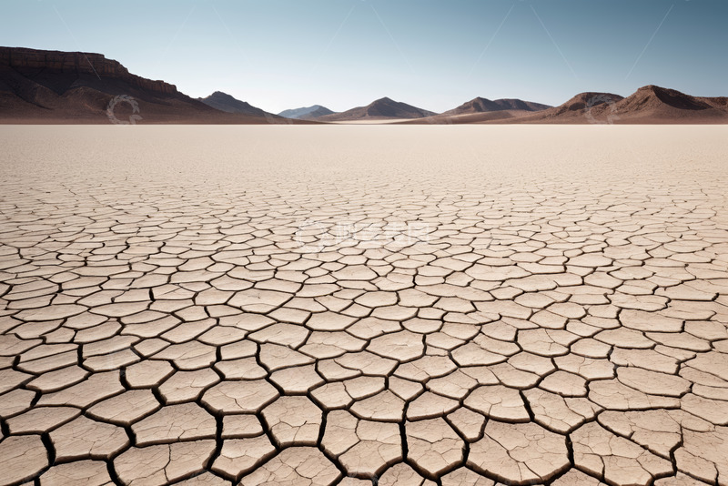 高清大图下载【趣麦麦图】干旱沙漠土地全景