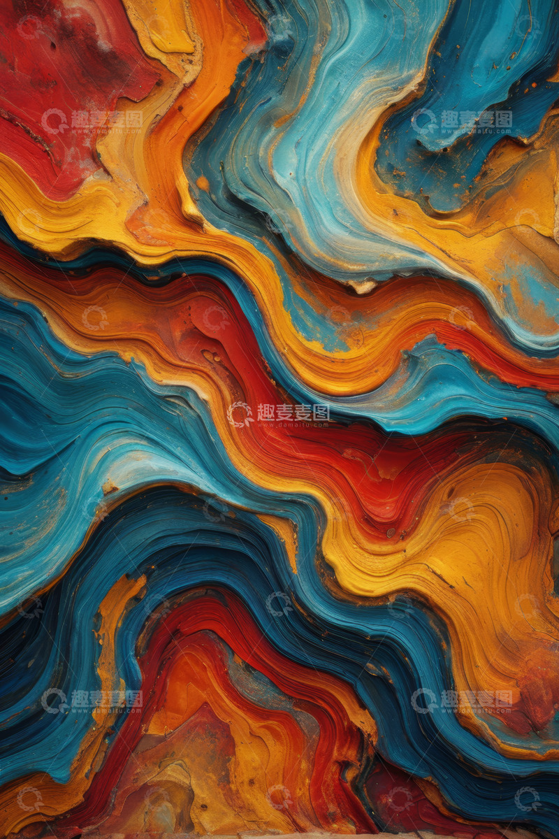 高清大图下载【趣麦麦图】多彩艺术纹理背景素材
