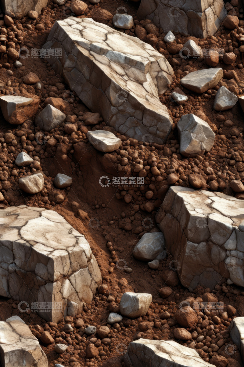 高清大图下载【趣麦麦图】户外岩石与泥土景观