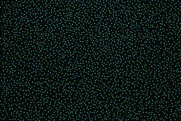 黑色背景上的彩色点状图案