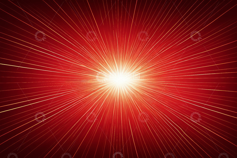 高清大图下载【趣麦麦图】红色背景放射光芒素材