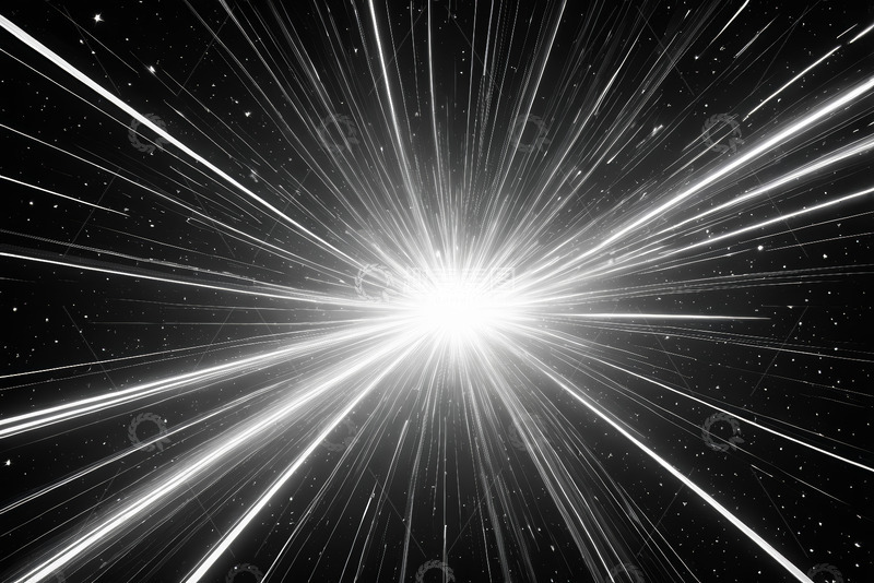高清大图下载【趣麦麦图】黑白光线放射效果背景