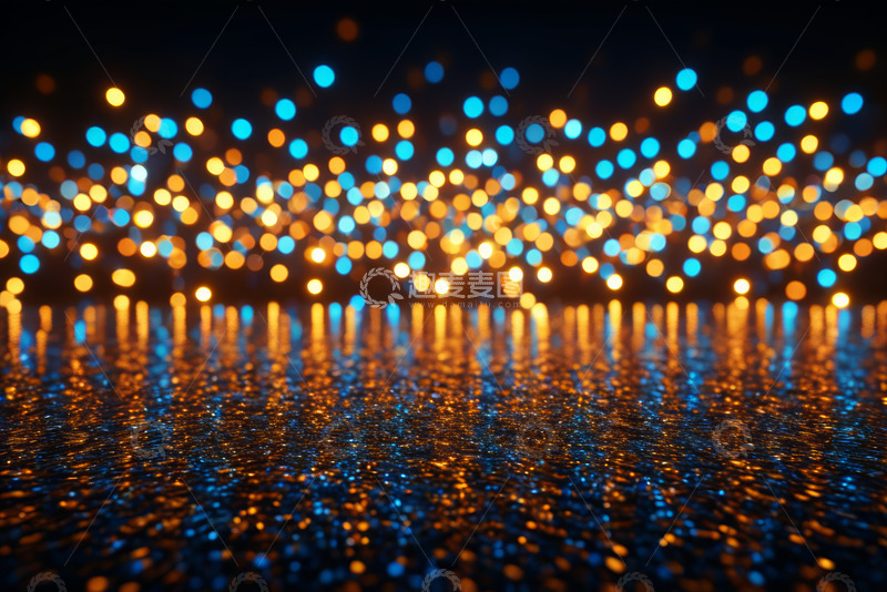 高清大图下载【趣麦麦图】发光粒子背景