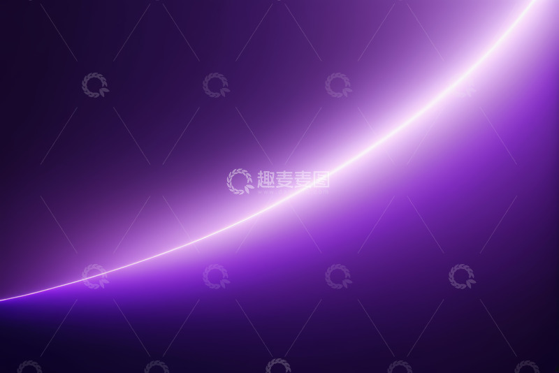 高清大图下载【趣麦麦图】紫色背景光效线条素材