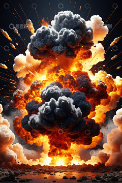 爆炸特效场景素材